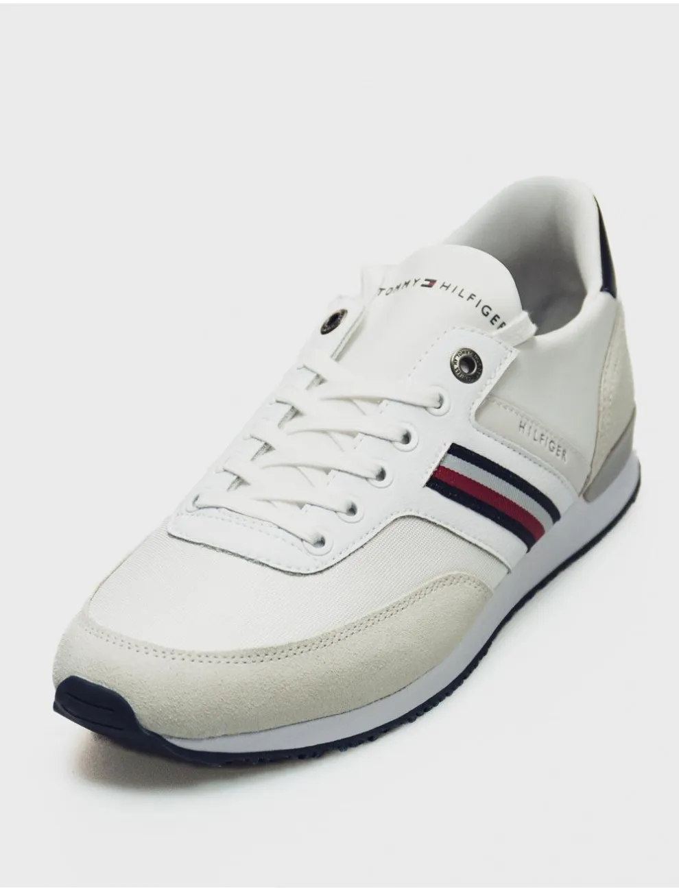 Zapatillas Tommy Hilfiger Iconic Sock Runner Mix Blanco