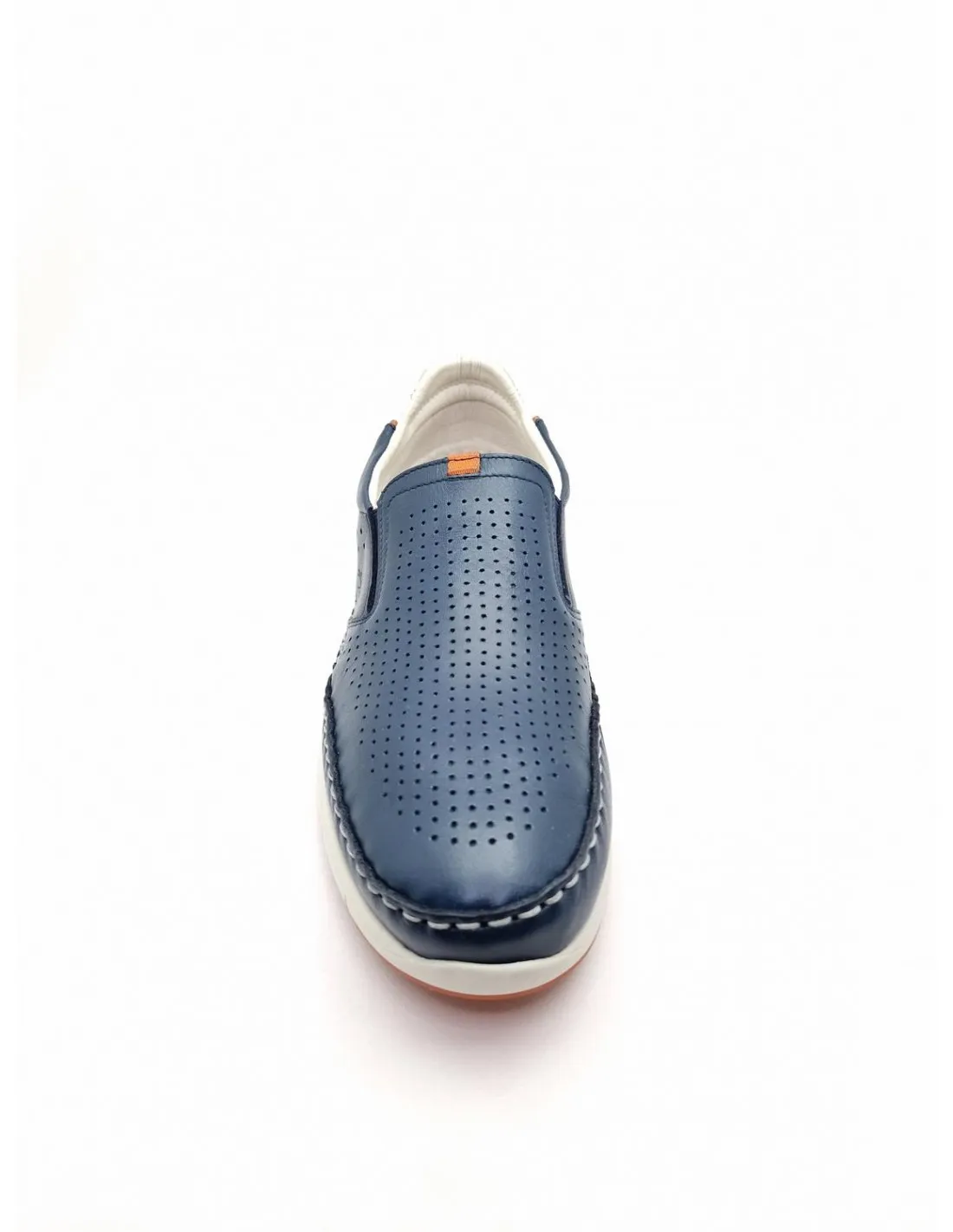 Zapato de hombre Fluchos en cuero/azul F1445