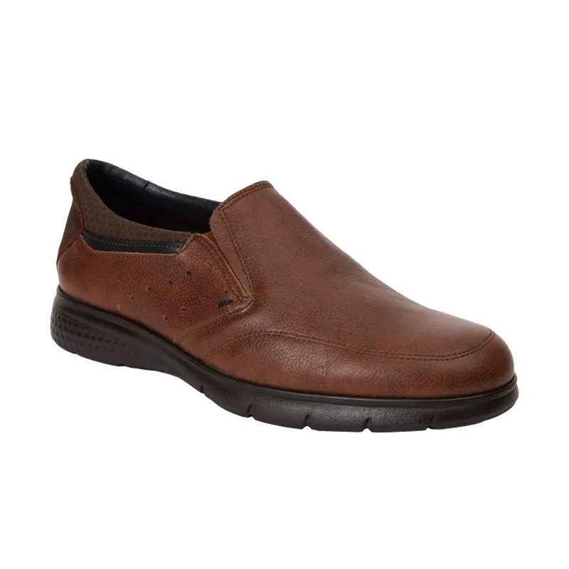 Zapato Hombre Sport  Cómodo En Piel Roble. Dj Santa