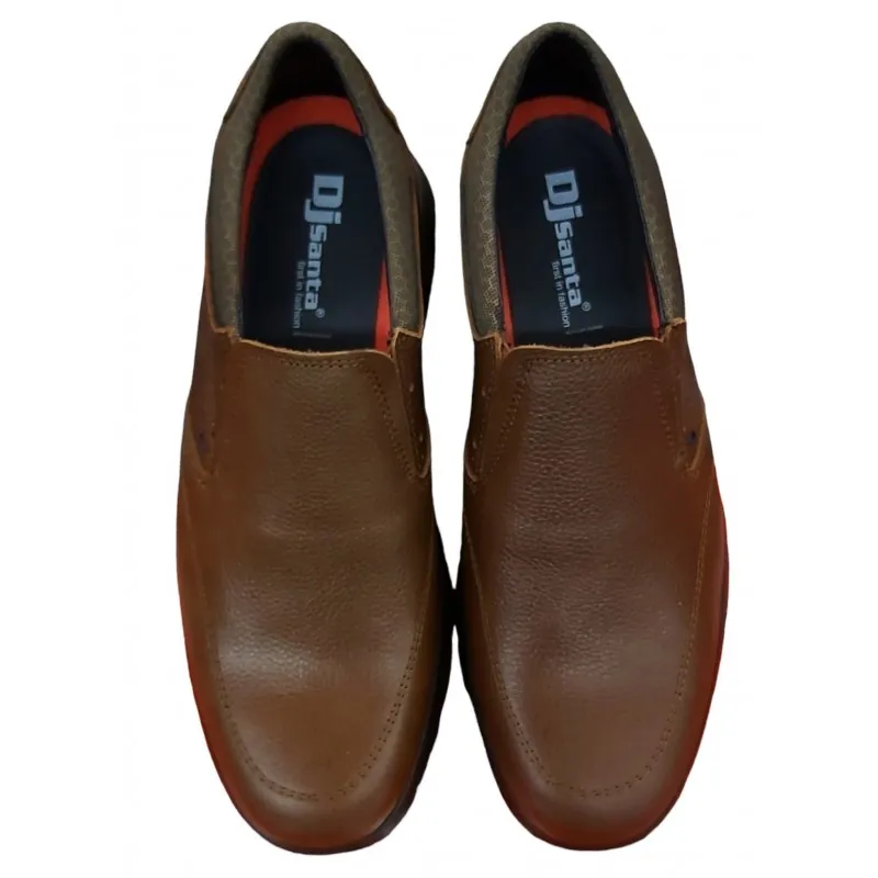 Zapato Hombre Sport  Cómodo En Piel Roble. Dj Santa