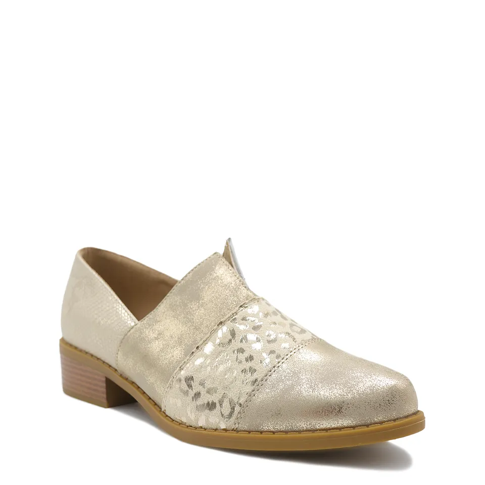 Zapato Moda Campero Dorado 05