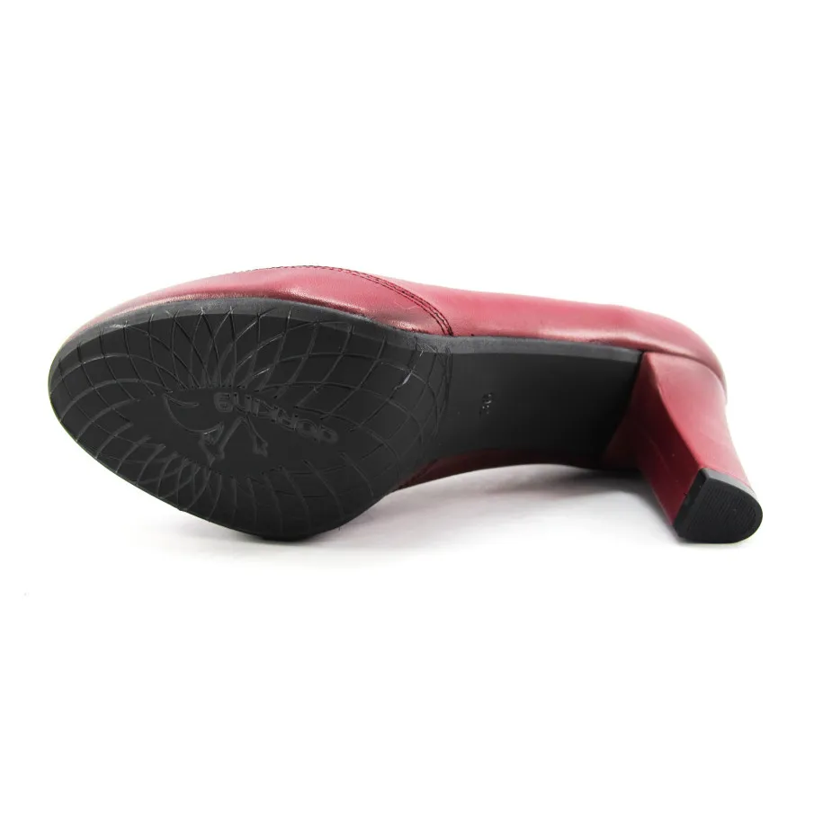  ZAPATO SALON DORKING  BY FLUCHOS DE MUJER BURDEOS. ENVIO Y CAMBIO GRATUITO.
