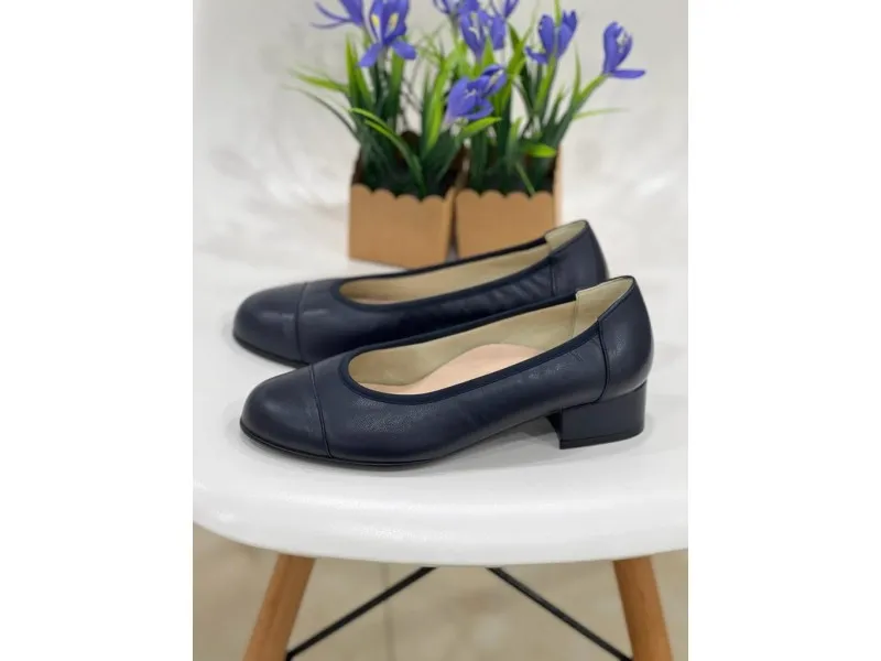 ZAPATO SALÓN EN PIEL 2816 CALZADOS ROLDAN EN COLOR NEGRO O AZUL