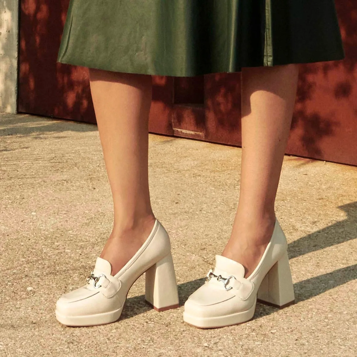 ZAPATO TACÓN ESTILO MOCASÍN W2083R3136 COLOR ICE