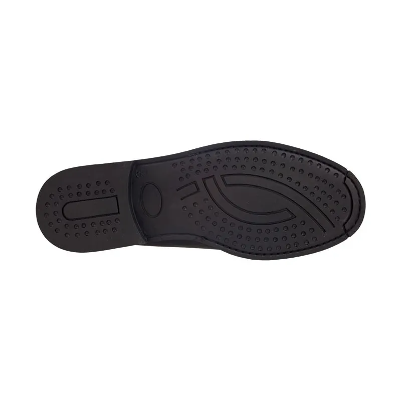 Zapatos Castellanos Hombre Piel Blanda Antifaz Piso Goma 501 Negro, de Latino