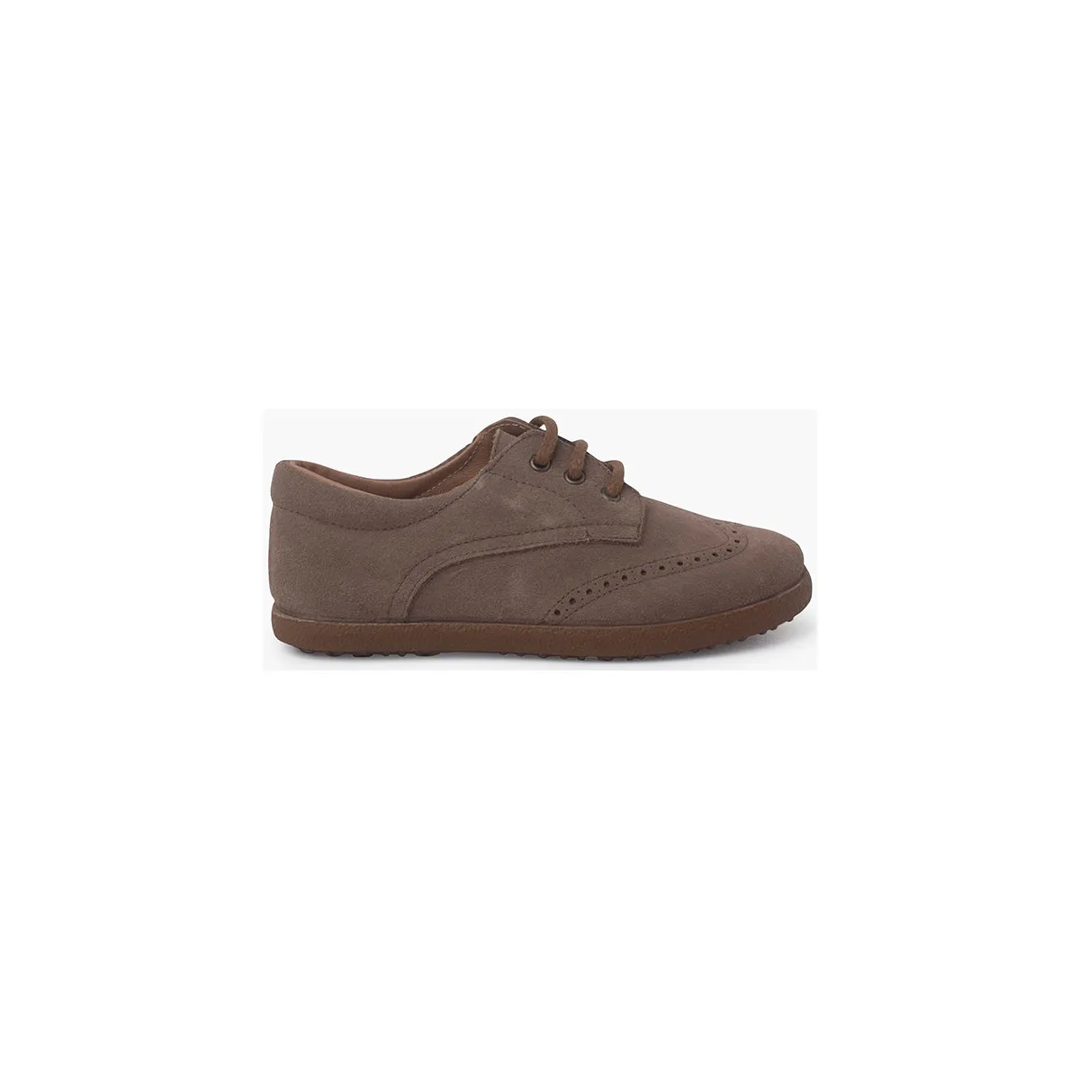 zapatos oxford serraje suela caramelo
