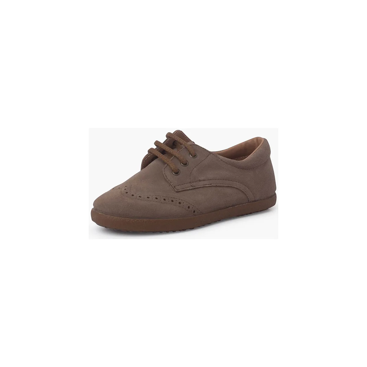 zapatos oxford serraje suela caramelo