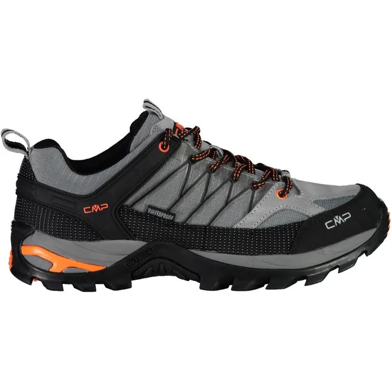Zapatos senderismo CMP RIGEL LOW WP (Cemento nero) hombre