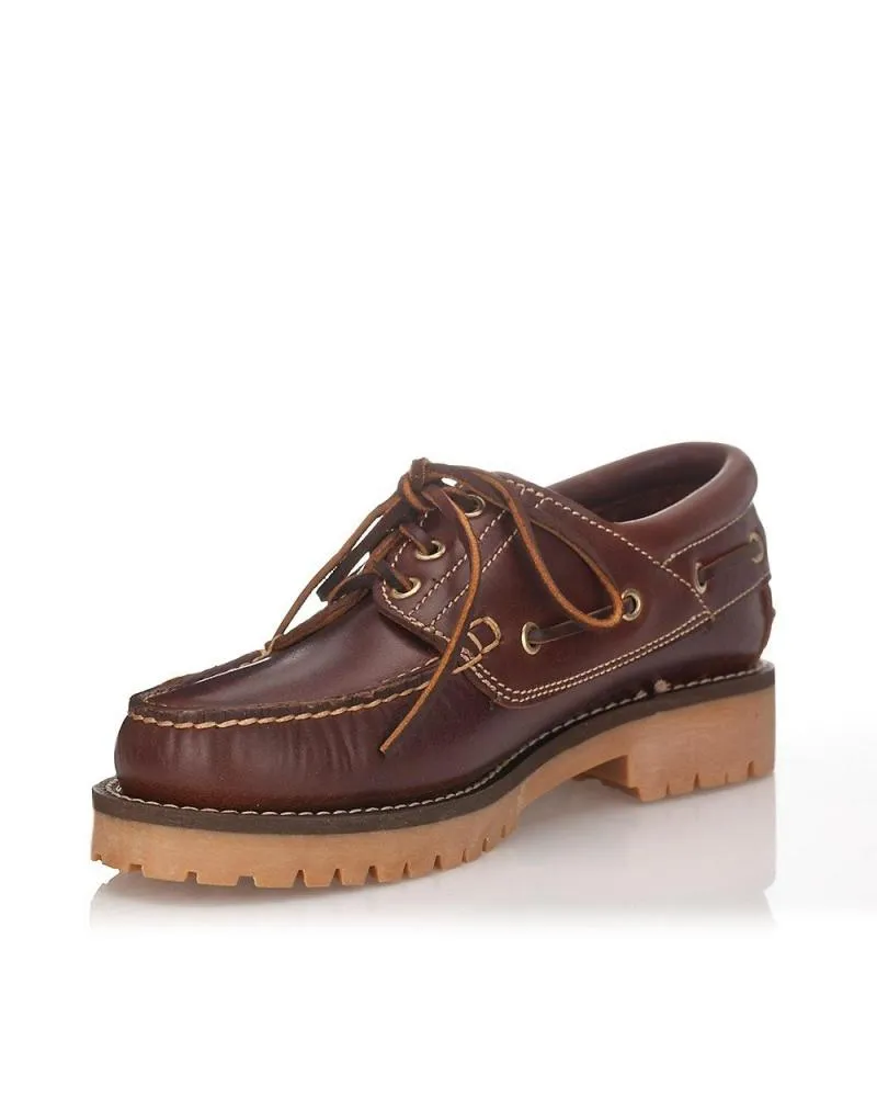 Zapatos SNIPE  de Hombre y Niño 21201 NAUTICO PARA HOMBRE COLOR CUERO  MARRóN