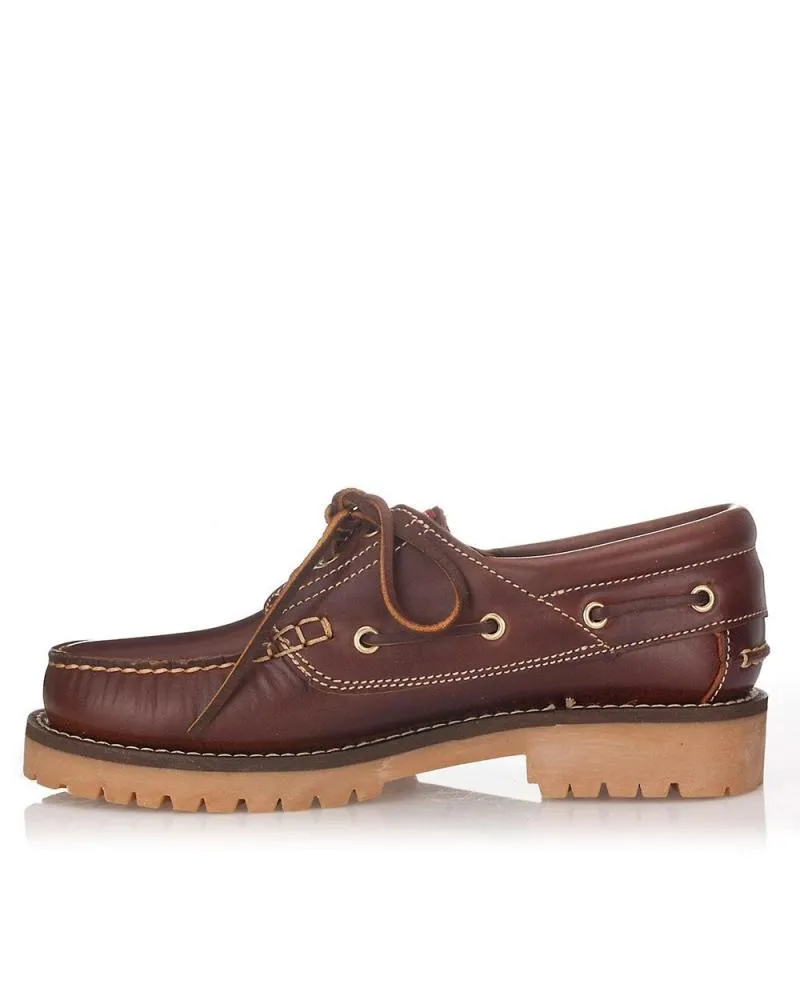 Zapatos SNIPE  de Hombre y Niño 21201 NAUTICO PARA HOMBRE COLOR CUERO  MARRóN