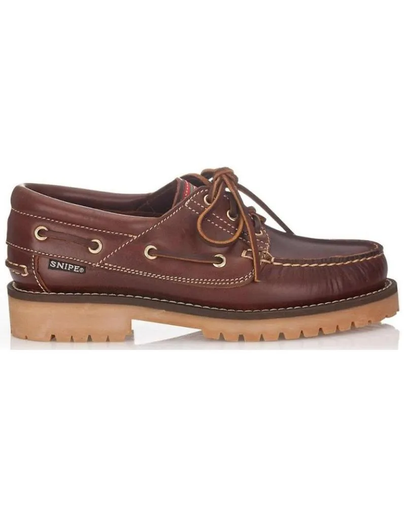 Zapatos SNIPE  de Hombre y Niño 21201 NAUTICO PARA HOMBRE COLOR CUERO  MARRóN