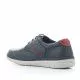 Zapatos sport Vicmart azules con cordones y detalle en contrafuerte rojo