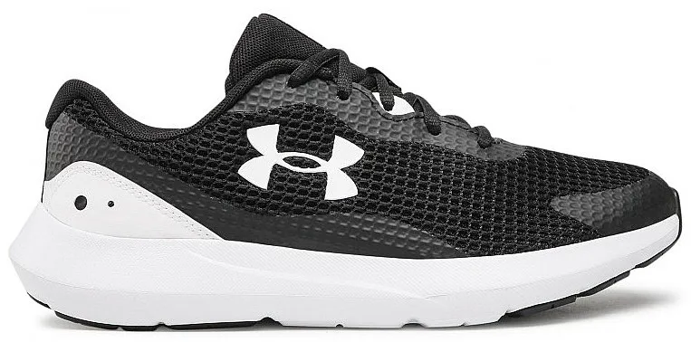 ZAPATOS UNDER ARMOUR SURGE 3  001/BLACK/WHITE  MEN´S