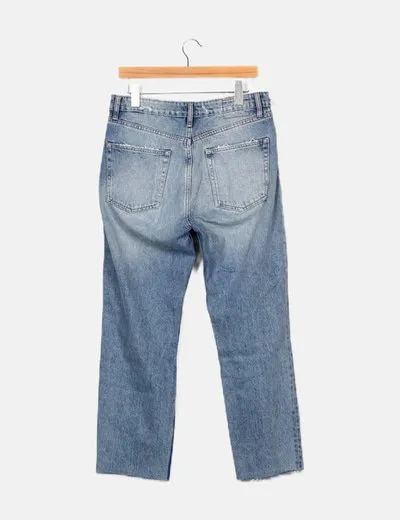 Zara Jeans boyfriend con rotos