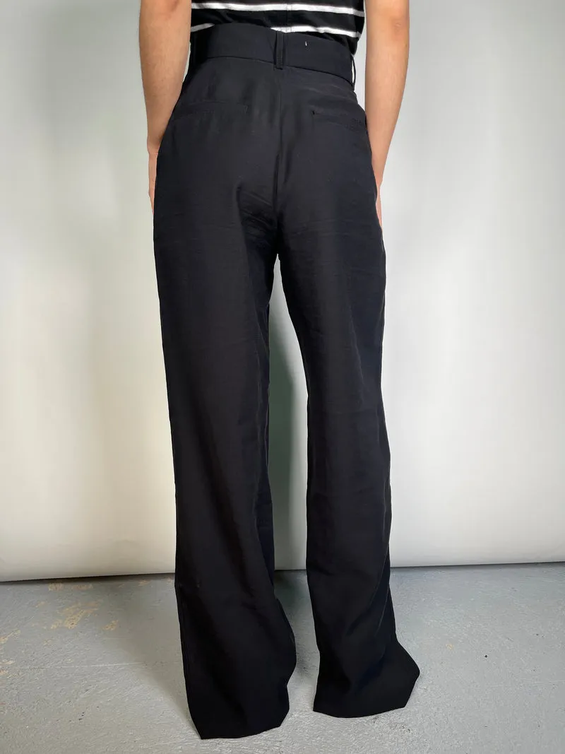 ZARA Pantalón Palazzo Viscosa