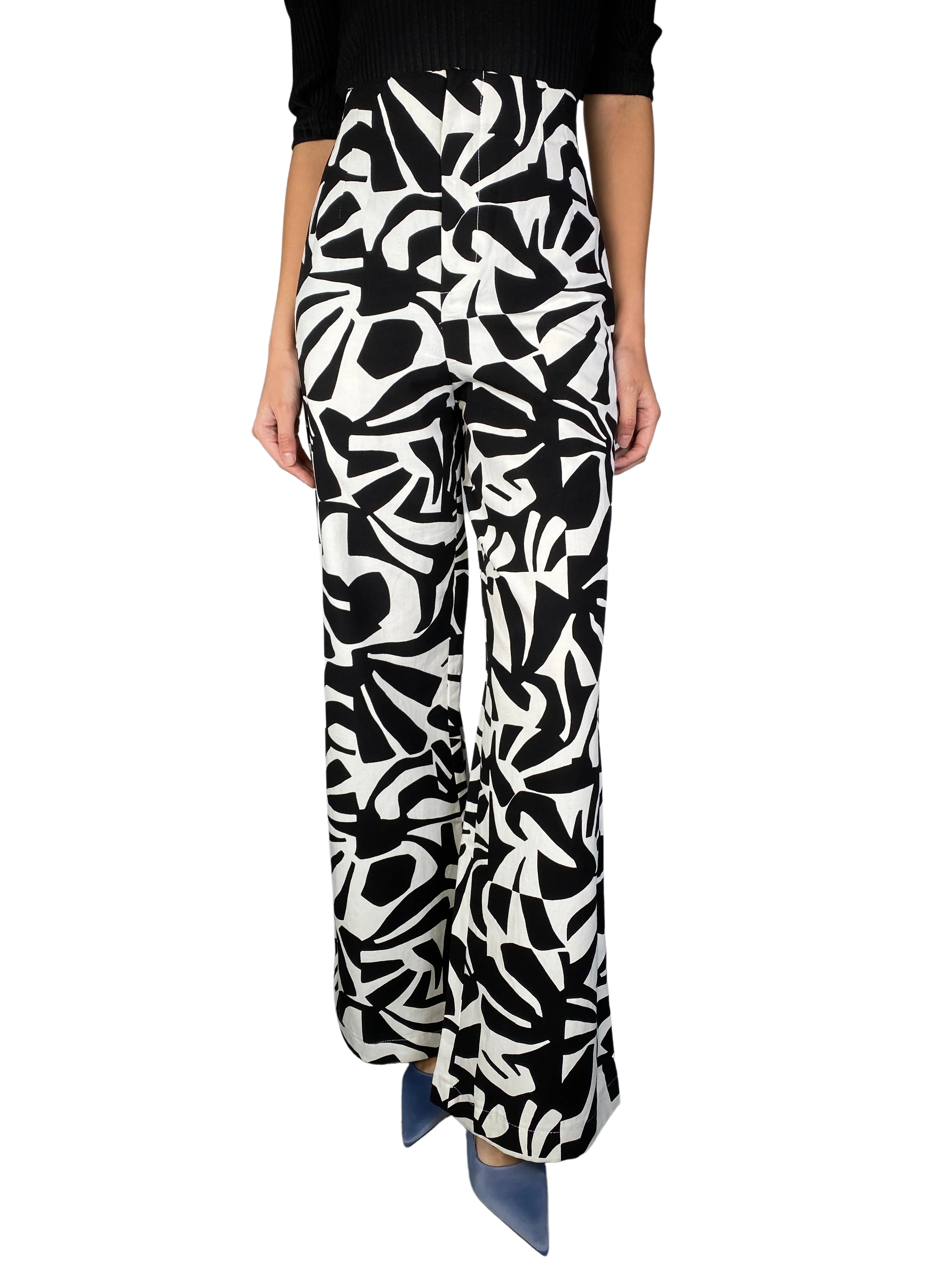 ZARA Pantalón Palazzo