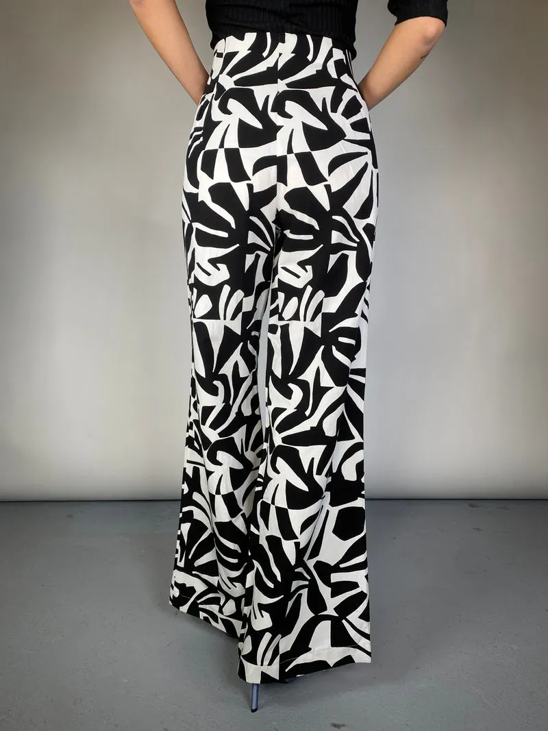 ZARA Pantalón Palazzo