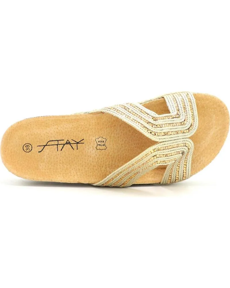 Zuecos de Mujer STAY ZUECO PALA  271670 ORO
