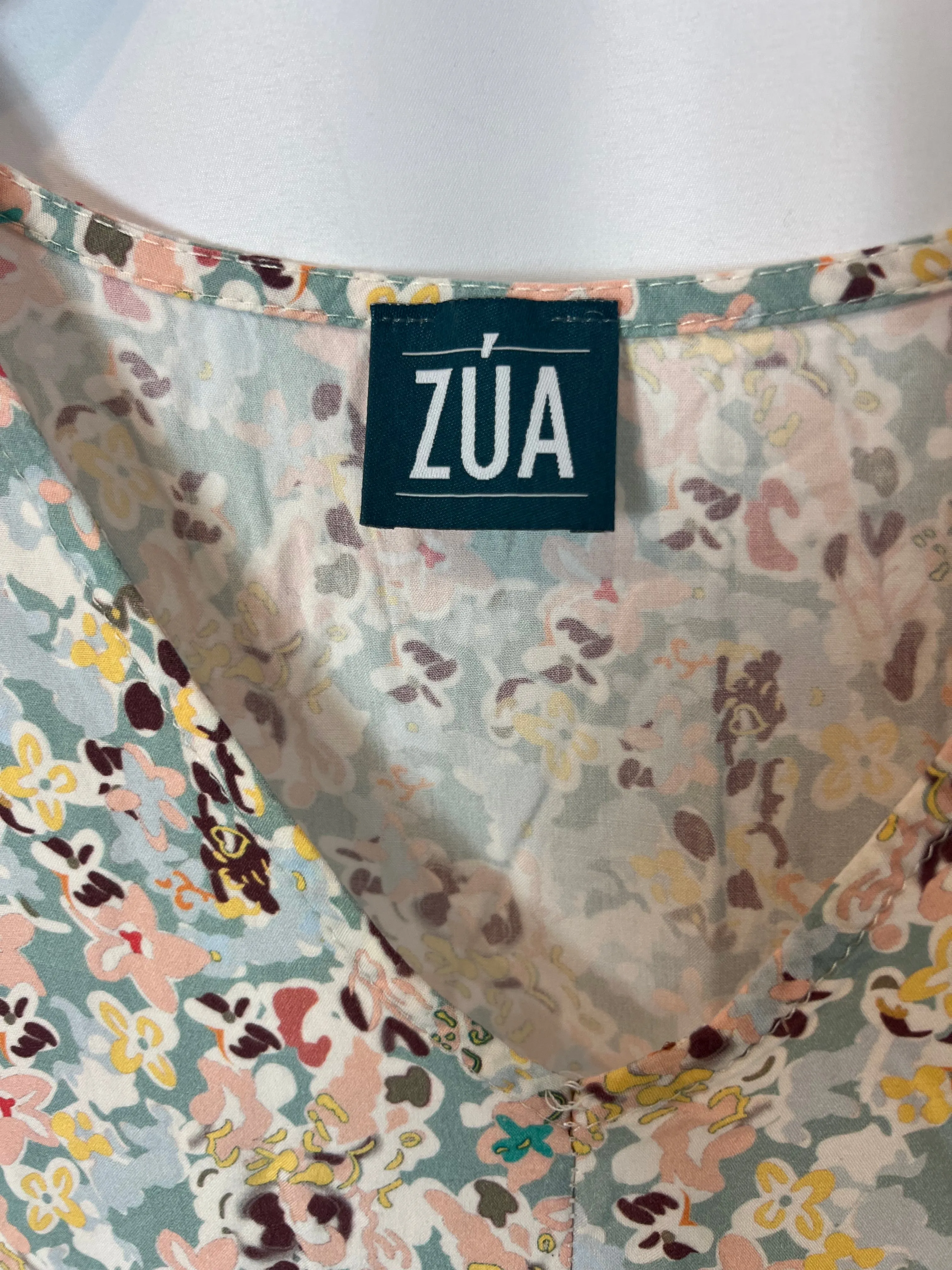 ZÚA. Vestido midi estampado. TU (M/L)